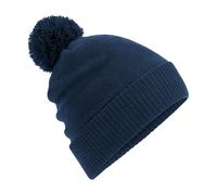 Beechfield Men's Snowstar Beanie in Navy Beechfield Navy One Size