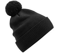 Beechfield Men's Snowstar Cotton Beanie in Black Beechfield Black One Size