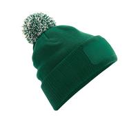 Beechfield Men's Snowstar Printers Beanie in Bottle Green Beechfield Bottle Green One Size