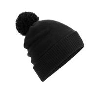Beechfield Men's Snowstar Thermal Beanie in Black Beechfield Black One Size