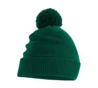 Beechfield Men's Snowstar Thermal Beanie in Bottle Green Beechfield Bottle Green One Size
