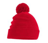 Beechfield Men's Snowstar Thermal Beanie in Red Beechfield Red One Size