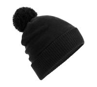 Beechfield Men's Snowstar Thermal Water Repellent Beanie in Black Beechfield Black One Size