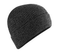Beechfield Men's Streetlite Reflective Beanie in Black Beechfield Black One Size
