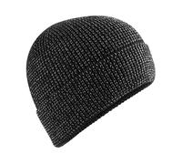 Beechfield Men's Streetlite Reflective Beanie in Black Beechfield Black One Size