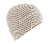 Beechfield Men's Streetlite Reflective Beanie in Light Beige Beechfield Light Beige One Size