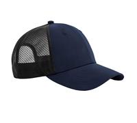 Beechfield Men's Technical Mesh Trucker Cap in Navy Beechfield Navy One Size