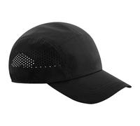 Beechfield Men's Technical Running Baseball Cap in Black Beechfield Black One Size