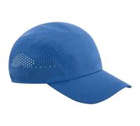Beechfield Men's Technical Running Baseball Cap in Blue Beechfield Blue One Size