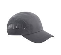Beechfield Men's Technical Running Cap in Mid Grey Beechfield Mid Grey One Size