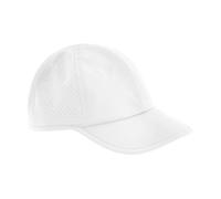 Beechfield Men's Technical Training Baseball Cap in White Beechfield White One Size