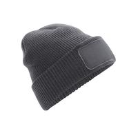 Beechfield Men's Thinsulate Printer Beanie in Dark Grey Beechfield Dark Grey One Size