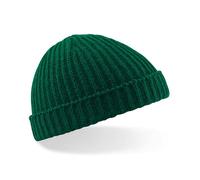 Beechfield Men's Trawler Beanie in Bottle Green Beechfield Bottle Green One Size