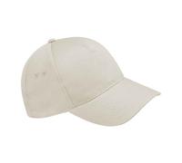 Beechfield Men's Ultimate 5 Panel Baseball Cap in Beige Beechfield Beige One Size