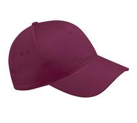 Beechfield Men's Ultimate 5 Panel Baseball Cap in Burgundy Beechfield Burgundy One Size