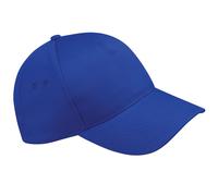 Beechfield Men's Ultimate 5 Panel Baseball Cap Pack of 2 in Royal Beechfield Royal One Size