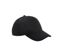 Beechfield Men's Ultimate 6 Panel Cap in Black Beechfield Black One Size
