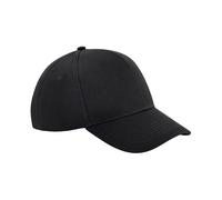 Beechfield Men's Ultimate 6 Panel Cap in Black Beechfield Black One Size