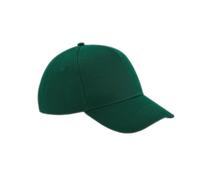 Beechfield Men's Ultimate 6 Panel Cap in Bottle Green Beechfield Bottle Green One Size