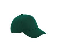 Beechfield Men's Ultimate 6 Panel Cap in Bottle Green Beechfield Bottle Green One Size