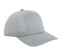 Beechfield Men's Urbanwear 5 Panel Snapback Cap in Light Grey Beechfield Light Grey One Size