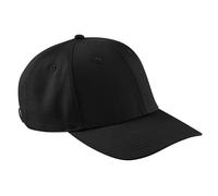 Beechfield Men's Urbanwear 6 Panel Baseball Cap in Black Beechfield Black One Size
