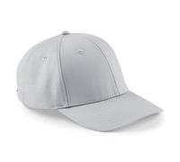 Beechfield Men's Urbanwear 6 Panel Cap in Light Grey Beechfield Light Grey One Size