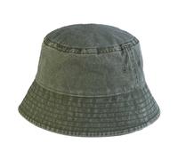 Beechfield Men's Vintage Bucket Hat in Olive | Size: Large/XL Beechfield Olive L/XL