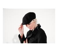Beechfield Men's Vintage Flat Cap Headwear in Black | Size: S/M Beechfield Black S/M