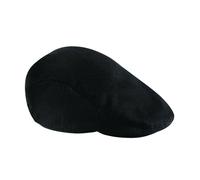 Beechfield Men's Vintage Flat Cap in Black | Size: S/M Beechfield Black S/M