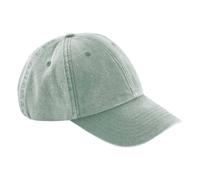 Beechfield Men's Vintage Low Profile Baseball Cap in Pale Green Beechfield Pale Green One Size