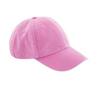 Beechfield Men's Vintage Low Profile Cap in Pink Beechfield Pink One Size