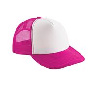 Beechfield Men's Vintage Snapback Trucker Cap in Fuchsia Beechfield Fuchsia One Size