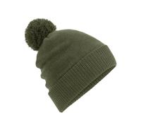 Beechfield Men's Water Repellent Beanie in Dark Olive Beechfield Dark Olive One Size