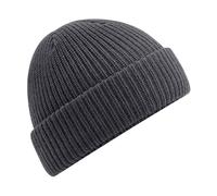 Beechfield Men's Water Repellent Elements Beanie in Mid Grey Beechfield Mid Grey One Size