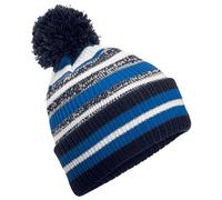 Beechfield Multi-Sport Fan Beanie One Size French Navy/Sapphire Blue/White