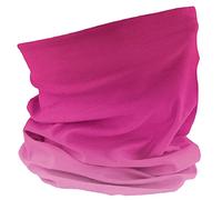 Beechfield Multipurpose Scarf Men Women Morf Ombré Pink