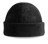 Beechfield New Suprafleece Ski Hat One Size Skiiers Warm Outdoor Headwear Black Baseball Cap
