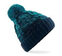 Beechfield Ombré Beanie - Teal/French Navy