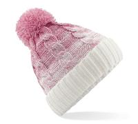Beechfield Ombre Styled Beanie in Light Pink Beechfield Light Pink One Size