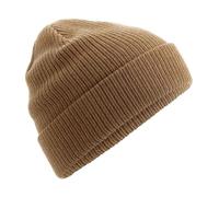 Beechfield Organic Cotton Beanie (One Size) (Biscuit)