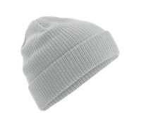 Beechfield Organic Cotton Beanie (One Size) (Light Grey)