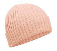 Beechfield - Kids Beanie Beanie, Kids Beanie Hat, Kids Winter Hat, Beanie Hat Kids, Kids Accessories, Winter Hat, Thermal Hat - Contains 100% Organic Cotton Peach