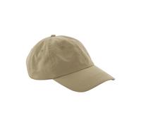 Beechfield Men's Cotton Panelled Baseball Cap in Light Brown Beechfield Light Brown One Size