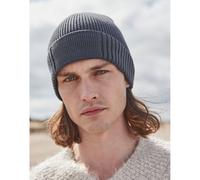Beechfield Organic Cotton Patch Beanie | Unisex | Breathable | 4 Colours | One Size