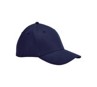 Beechfield Men's Cotton Stretch Cap in Navy | Size: Large/XL Beechfield Navy L/XL