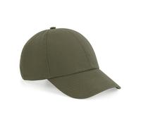 Beechfield Organic Cotton Twill Cap {BC054} - Olive Green - OSFA