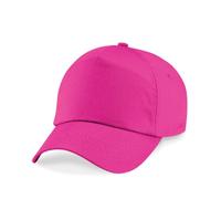 Beechfield Original 5 Panel Cap Colour=Fuchsia Size=O/S