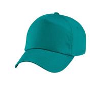 Beechfield Original 5 Panel Cap in Emerald Beechfield Emerald One Size