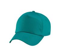 Beechfield Original 5 Panel Cap in Emerald Beechfield Emerald One Size